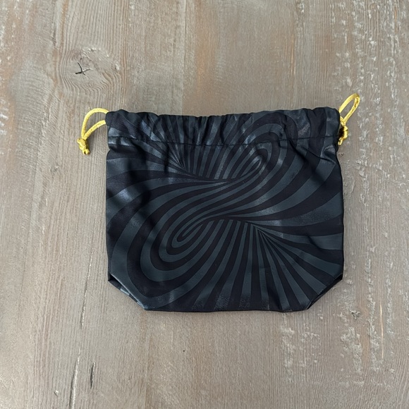 MAC Cosmetics Black Tie Bag / Pouch - Brand New - Picture 5 of 10